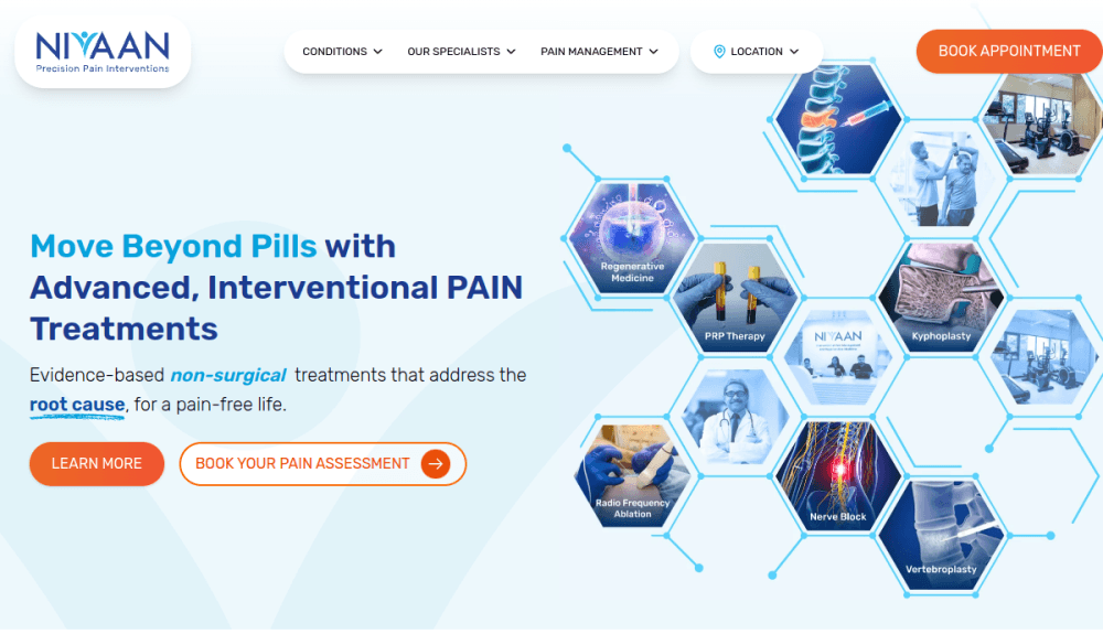 Nivaan Care website screenshot